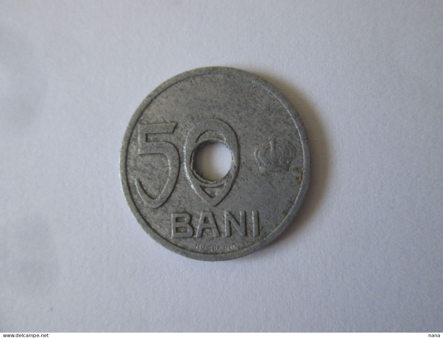 Roumanie 50 Bani 1921 Piece De Monnaie En Aluminium/Romania 50 Bani 1921 Aluminum Coin - Rumänien