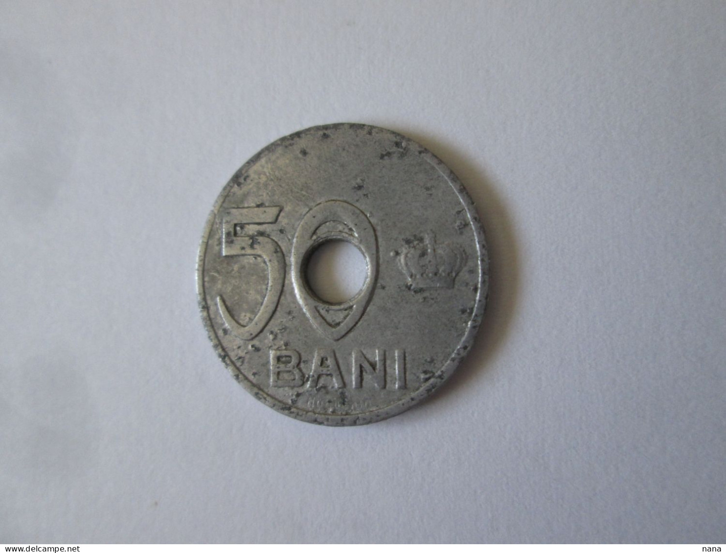 Roumanie 50 Bani 1921 Piece De Monnaie En Aluminium/Romania 50 Bani 1921 Aluminum Coin - Roemenië