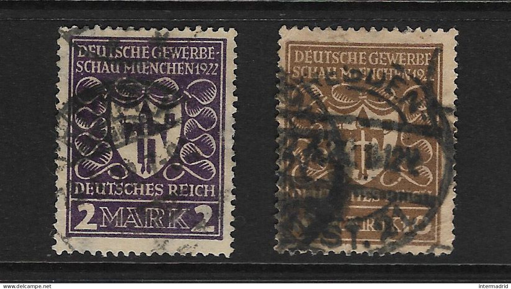 ALEMANIA IMPERIO - CLÁSICOS. Yvert Nsº 215 Y 218 Usados Y Defectuosos - 1922-1923 Local Issues