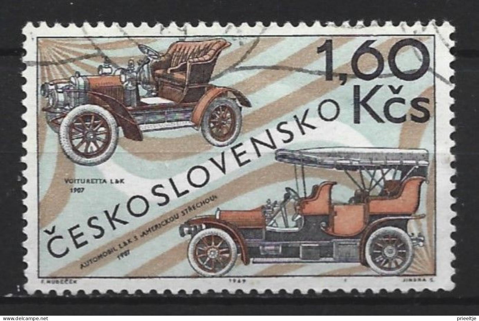 Ceskoslovensko 1969 Cars  Y.T. 1714  (0) - Used Stamps