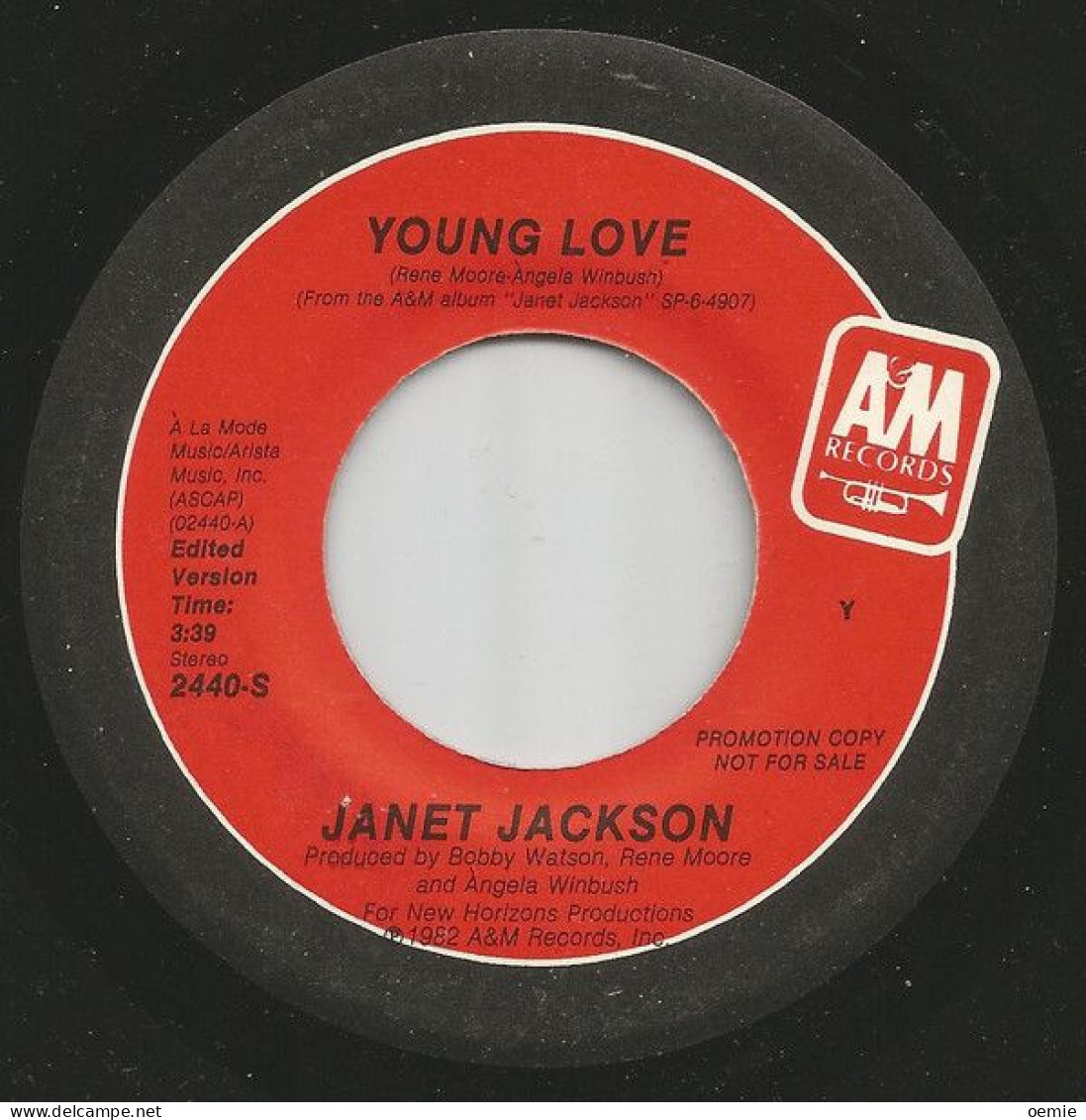 JANET JACKSON  ° YOUNG LOVE  / THE MAGIC IS WORKING - Altri - Inglese