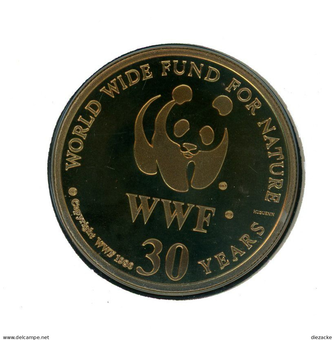 Senegal 1986 Numisbrief Medaille Dama Gazelle, 30 Jahre WWF Unzirkuliert (MD847 - Non Classés