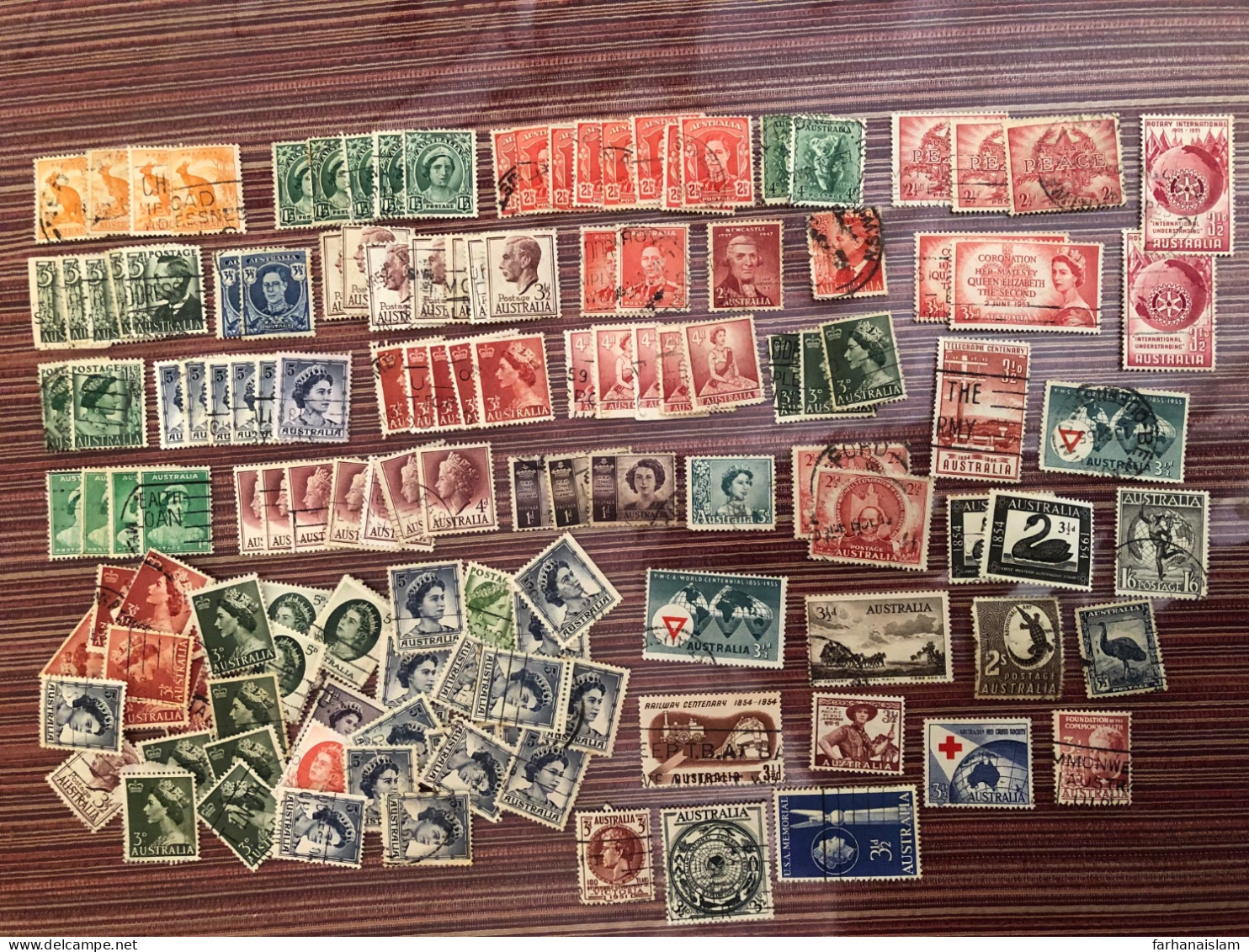 Australia Used Stamp Collection Commemorative Definitive $5 $2 Others - Usati