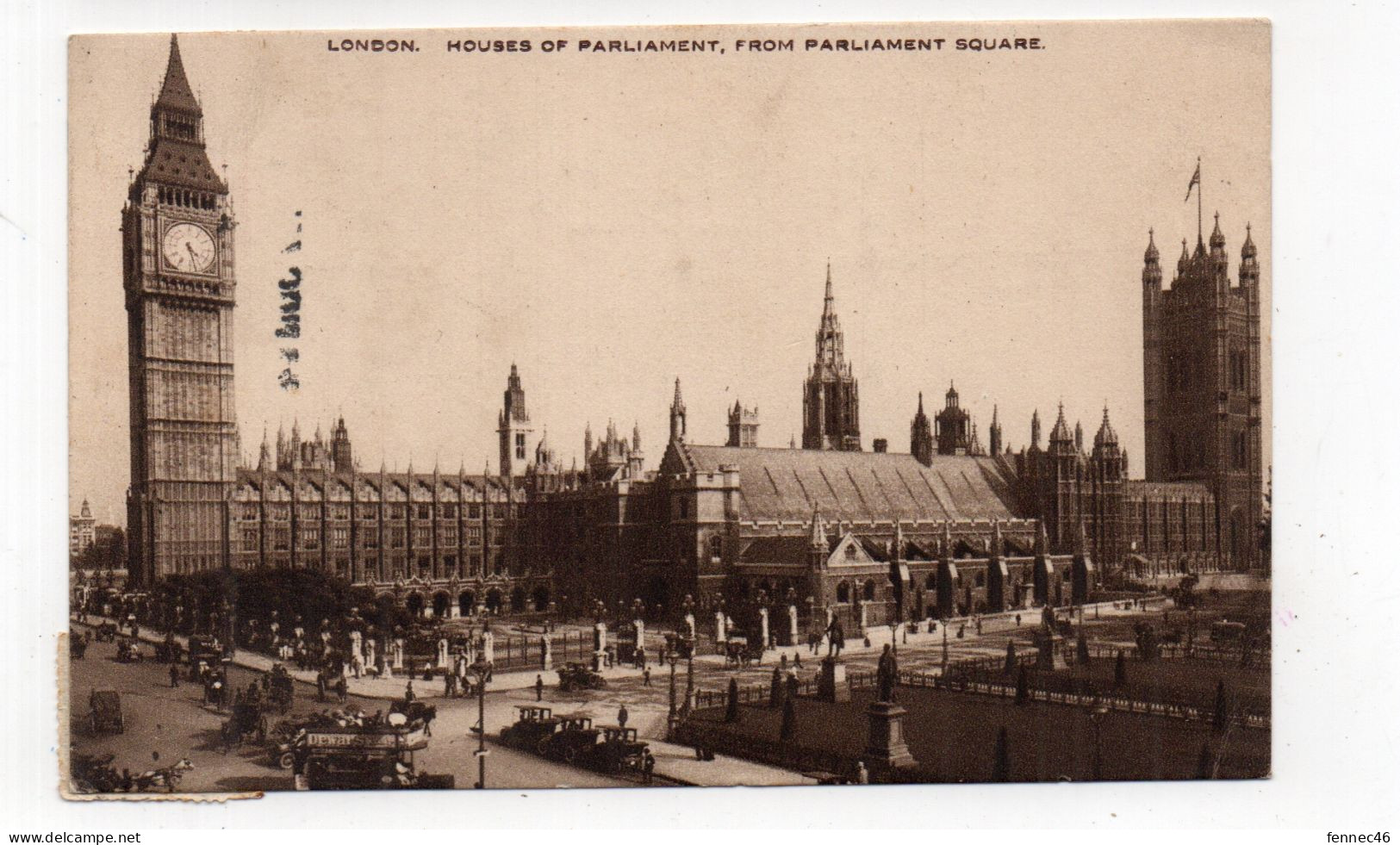 ANGLETERRE - LONDON - Houses Of Parlement, From Parlement Square - 1914 (J88) - Houses Of Parliament