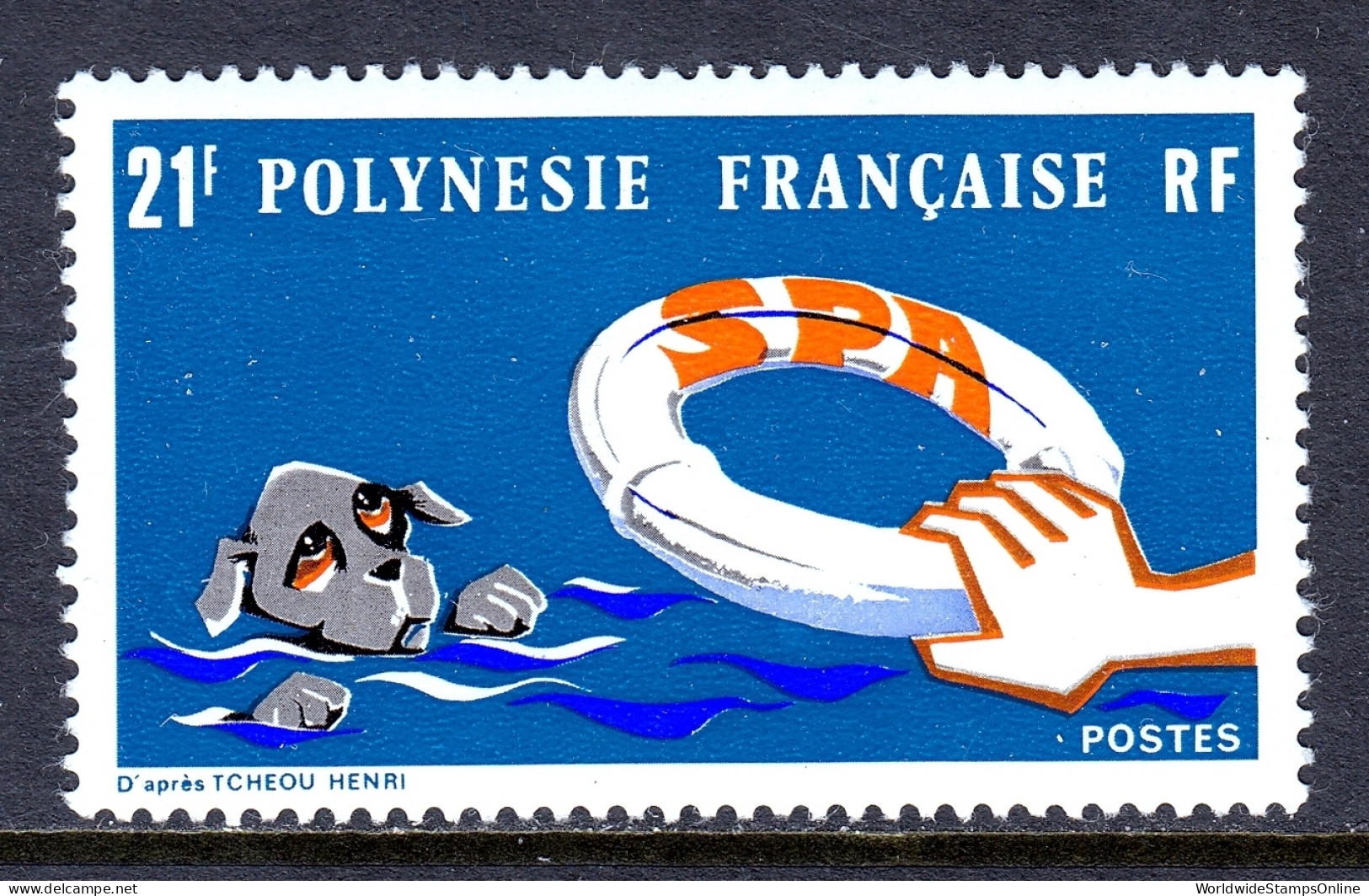 French Polynesia - Scott #277 - MH - SCV $12 - Neufs