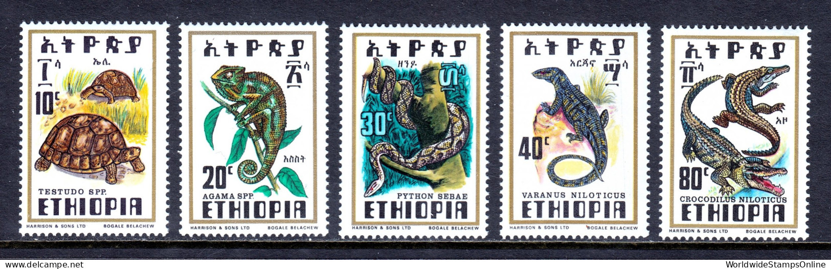 Ethiopia - Scott #812-816 - MNH - See Description - SCV $5.10 - Ethiopie