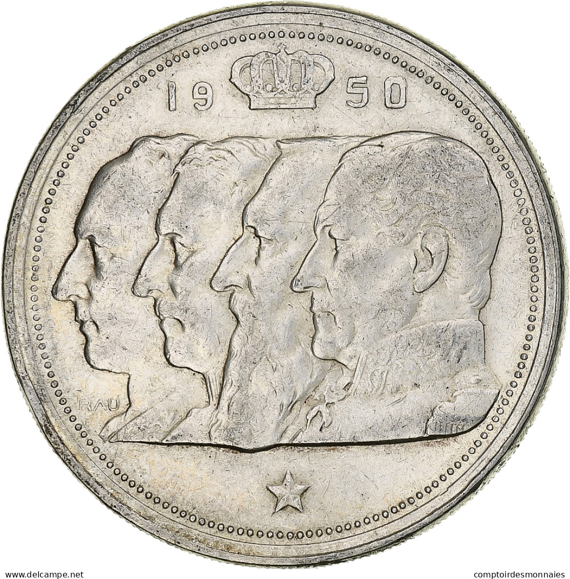 Belgique, Régence Prince Charles, 100 Francs, 1950, Bruxelles, Argent, TTB - 100 Franc