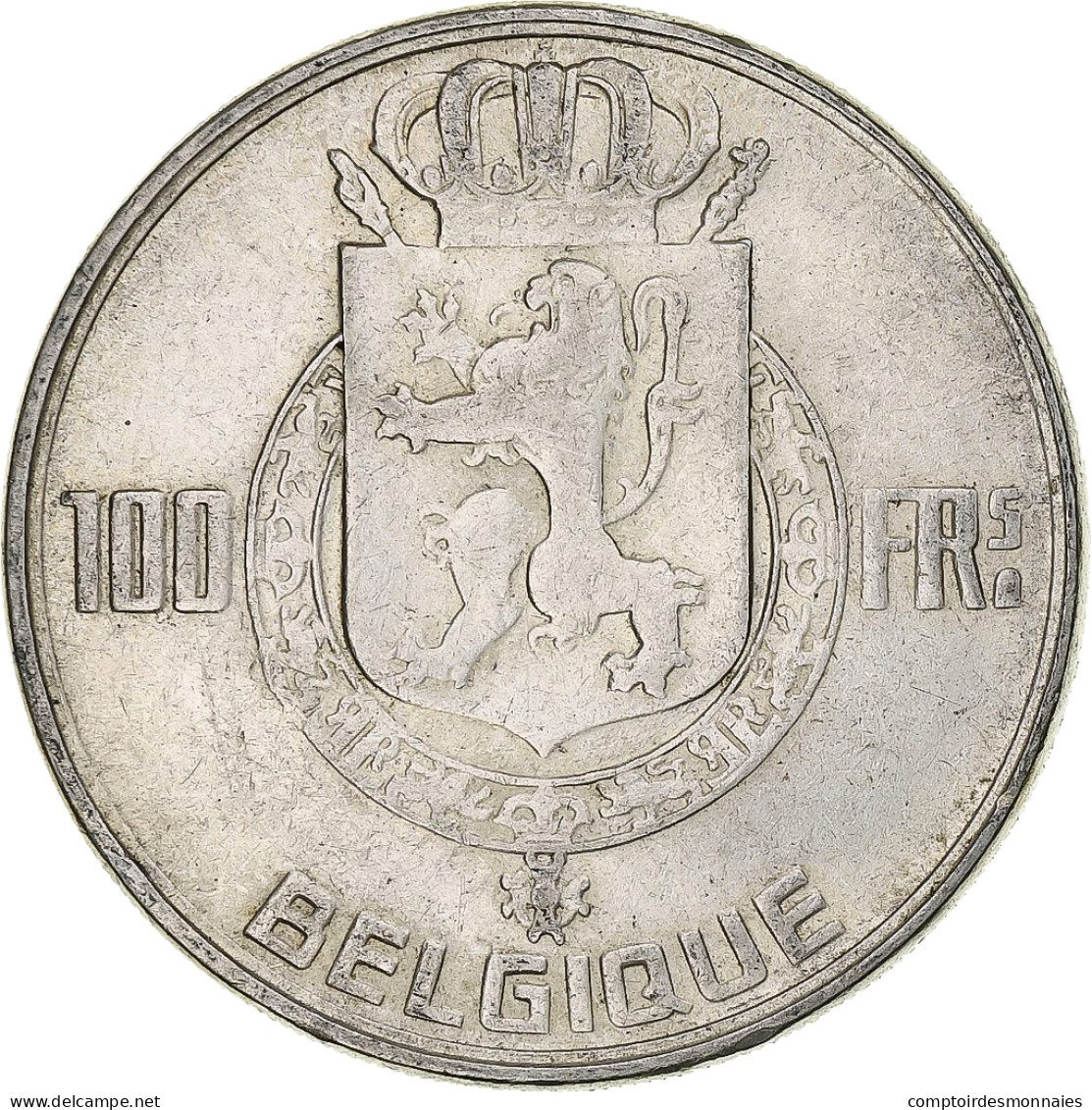 Belgique, Régence Prince Charles, 100 Francs, 1950, Bruxelles, Argent, TTB - 100 Francs