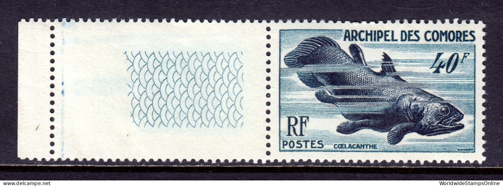 Comoro Islands - Scott #42 - MH - Thin On Stamp - SCV $25 - Ongebruikt