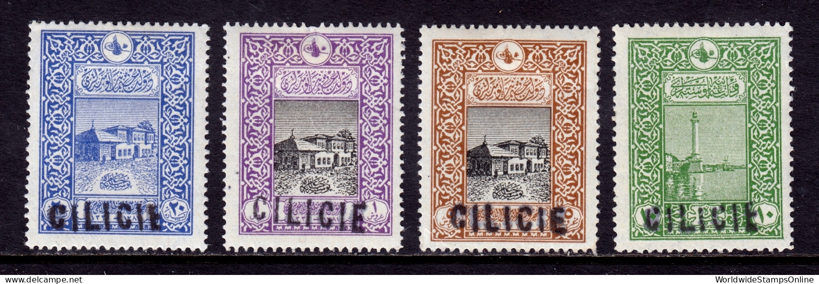 Cilicia - Scott #10//13 - MH - Sm. Thin #11, A Bit Of Creasing #12 - SCV $29 - Unused Stamps