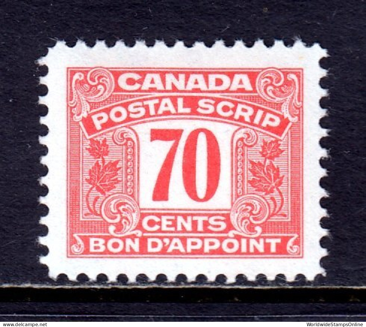 Canada - Van Dam #FPS56 - MNH - Fingerprint On Reverse - CV $25 - Revenues