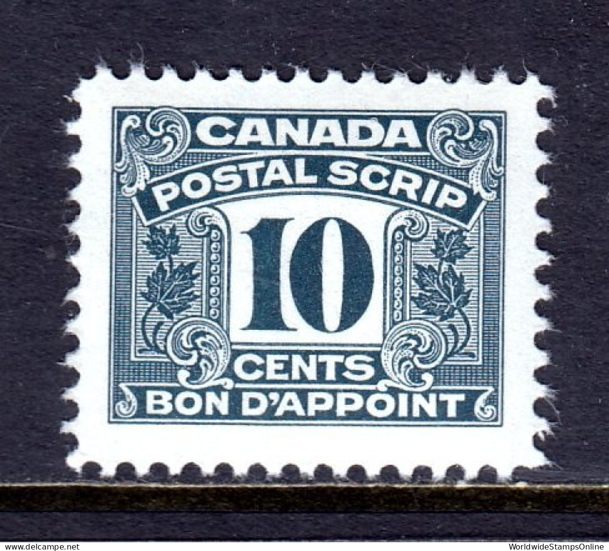 Canada - Van Dam #FPS50 - MNH - Fingerprint On Reverse - CV $15 - Revenues