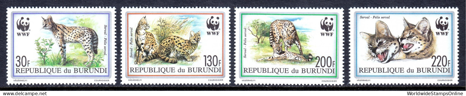 Burundi - Scott #681-684 - MNH - SCV $24 - Unused Stamps