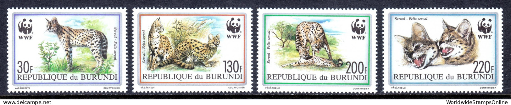 Burundi - Scott #681-684 - MNH - SCV $24 - Nuevos