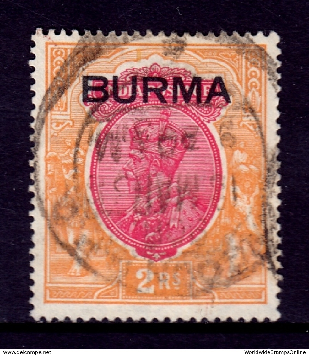 Burma - Scott #14 - Used - SCV $27 - Birma (...-1947)