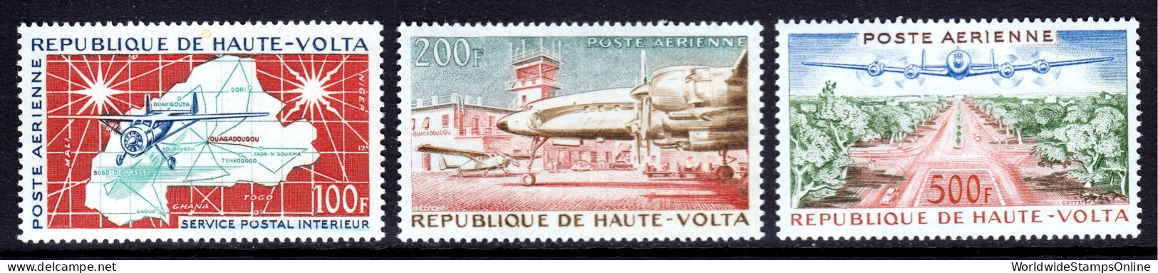 Burkina Faso - Scott #C1-C3 - MH - Hinge Thins #C1, C2 - SCV $22 - Alto Volta (1958-1984)