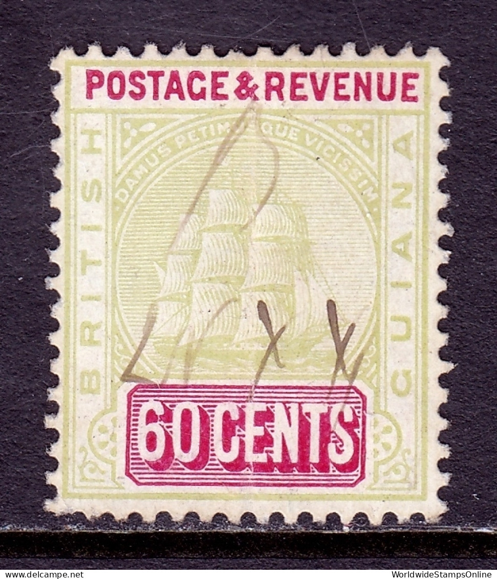British Guiana - Scott #168 - Used - Revenue Cancel - British Guiana (...-1966)