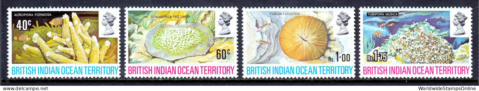 British Indian Ocean Territory - Scott #44-47 - MNH - SCV $18 - British Indian Ocean Territory (BIOT)