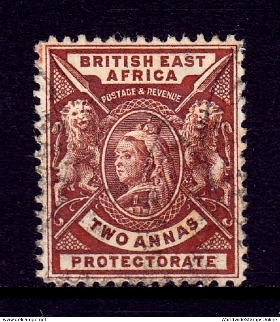 British East Africa - Scott #75 - Used - Pencil/rev. - SCV $8.50 - África Oriental Británica