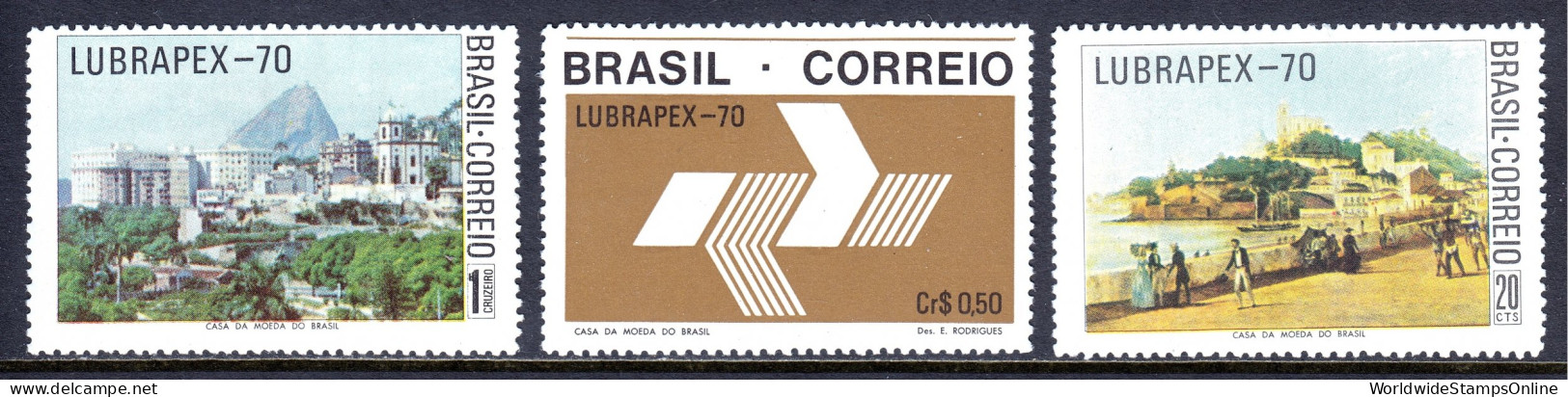 Brazil - Scott #1176-1178 - MNH - A Few Minor Gum Bumps - SCV $13 - Unused Stamps
