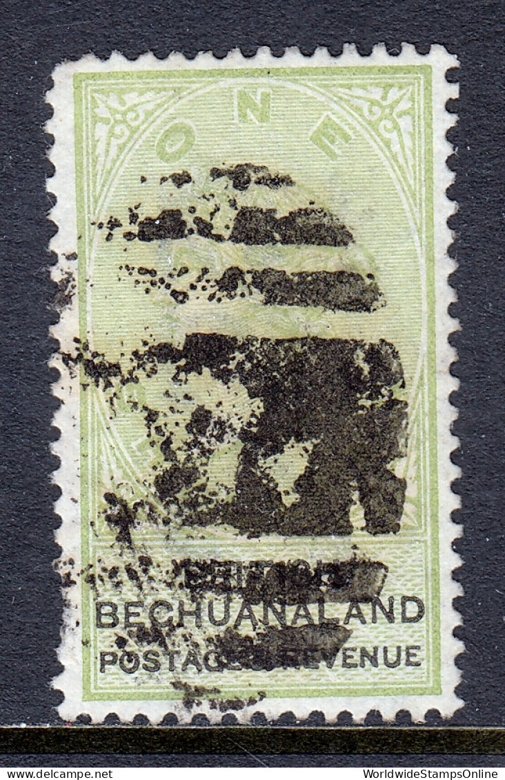 Bechuanaland - Scott #16 - Used - Pulled Perfs LL, Pencil/rev. - SCV $12 - 1885-1895 Colonie Britannique