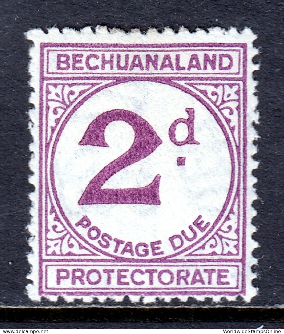 Bechuanaland - Scott #J6 - MH - Pen On Reverse - SCV $10 - 1885-1964 Protectorat Du Bechuanaland