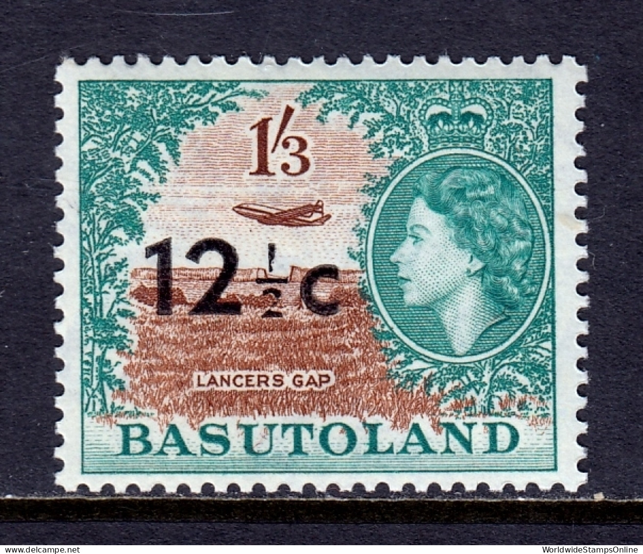 Basutoland - Scott #68a - Type 1 - MNH - SCV $6.00 - 1933-1964 Kronenkolonie