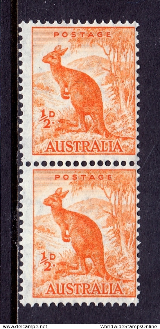 Australia - SG #179b - Coil Pair With Large/small Perfs - MNH - SG £23 - Ongebruikt