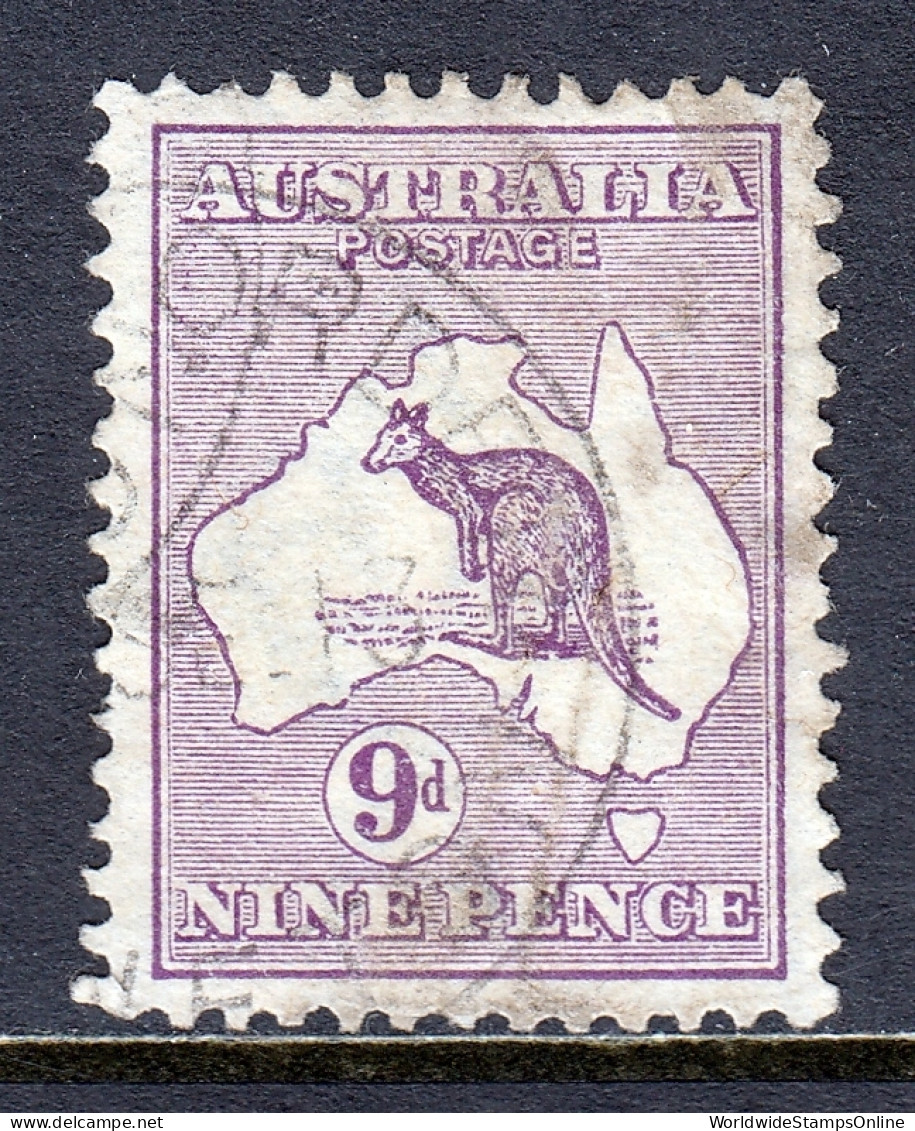 Australia - Scott #9 - Used - Minor Crease UR Corner - SCV $37 - Gebraucht