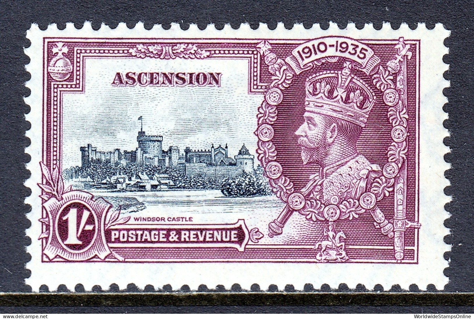 Ascension - Scott #36 - MH - SCV $27 - Ascension (Ile De L')