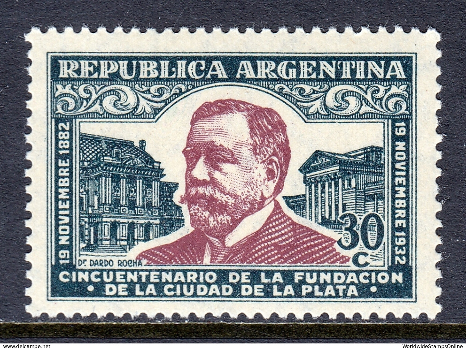 Argentina - Scott #413 - MNH - Tiny Gum Bump - SCV $13 - Ungebraucht