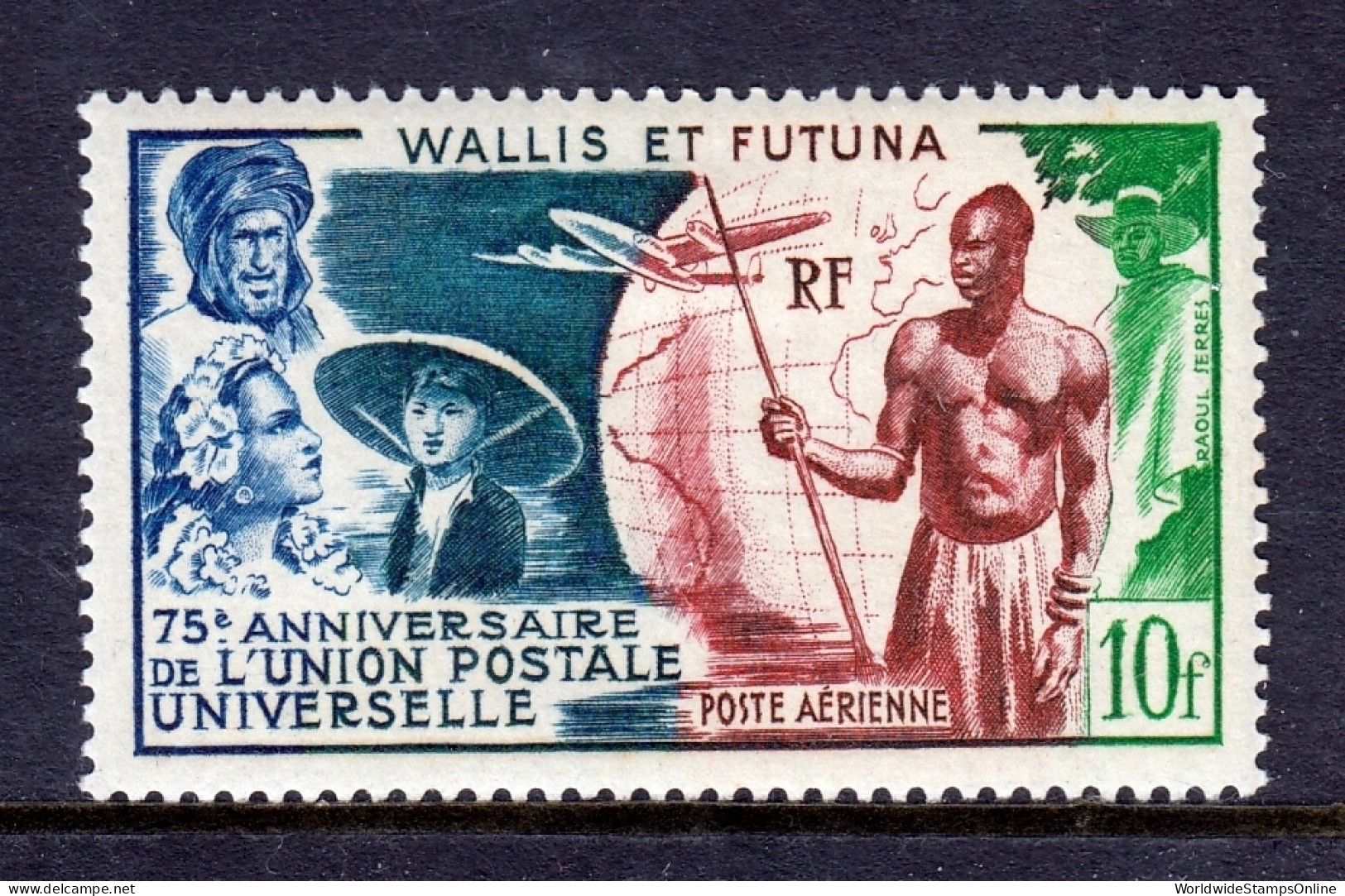 Wallis And Futuna - Scott #C10 - MH - SCV $12 - Unused Stamps