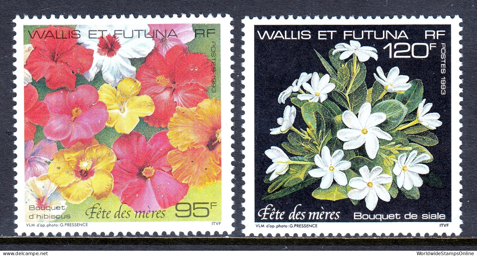 Wallis And Futuna - Scott #445-446 - MNH - SCV $6.25 - Unused Stamps