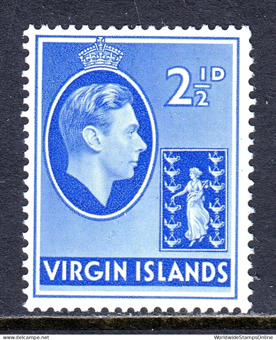 Virgin Islands - Scott #80 (SG 114) - MH - Chalky Paper - Pencil/rev. - SG £5.00 - Iles Vièrges Britanniques