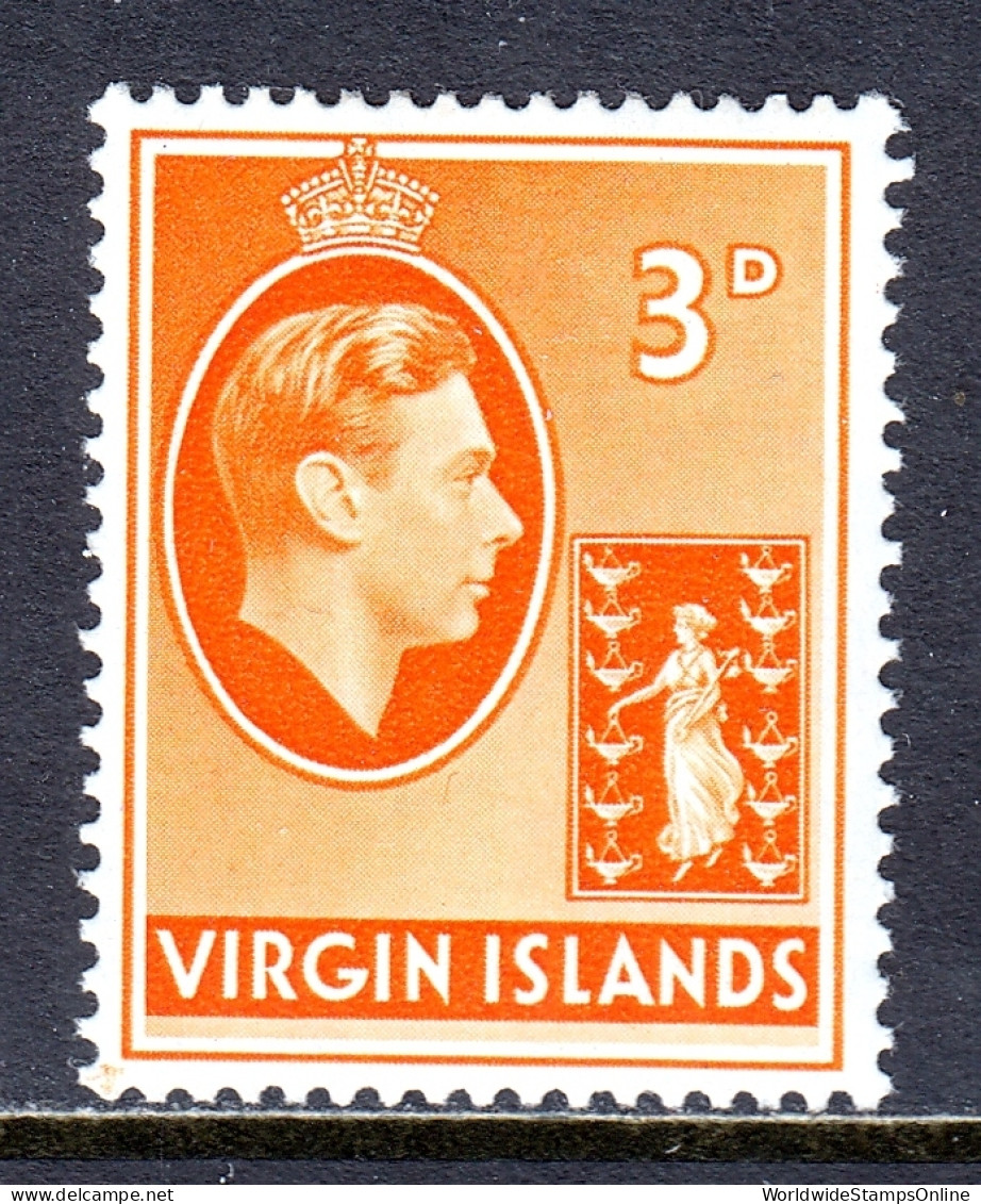 Virgin Islands - Scott #81 (SG 115) - MH - Chalky Paper - Pencil/rev. - SG £9.50 - British Virgin Islands