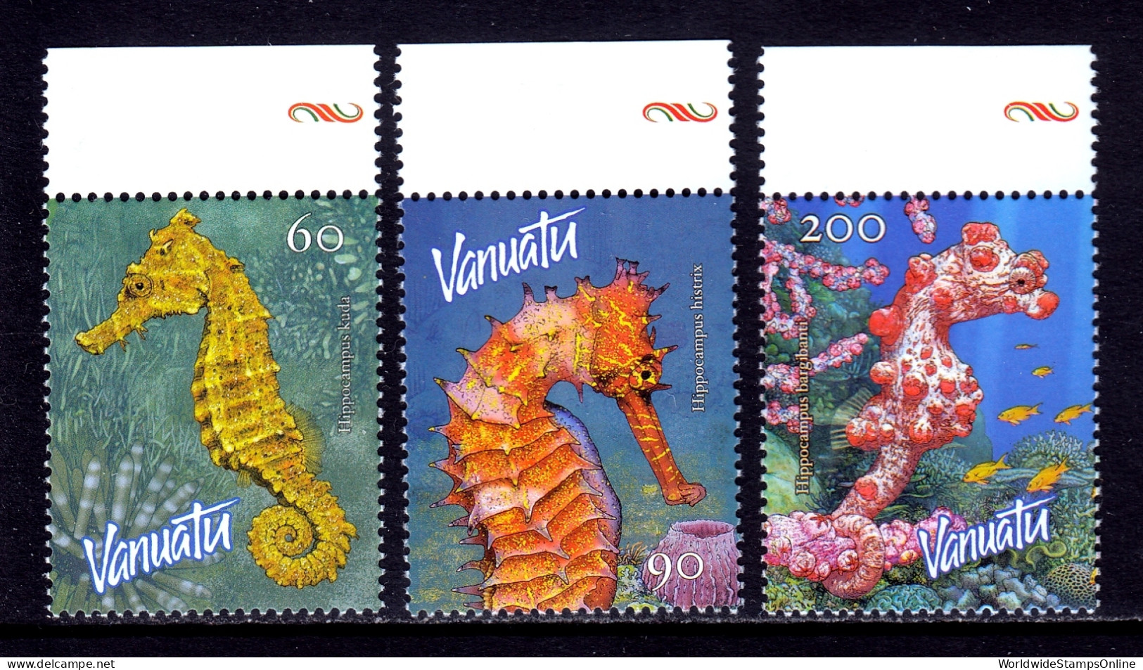 Vanuatu - Scott #838-840 - MNH - Gum Bump #840 - SCV $6.00 - Vanuatu (1980-...)