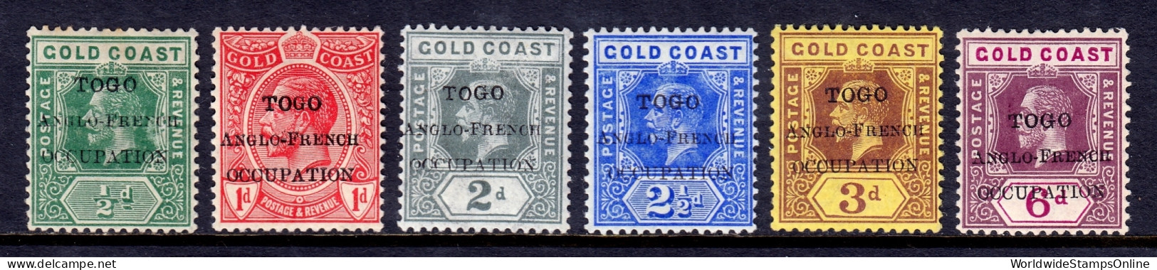 Togo - Scott #66//71 - MH - Short Set - SCV $11.30 - Neufs