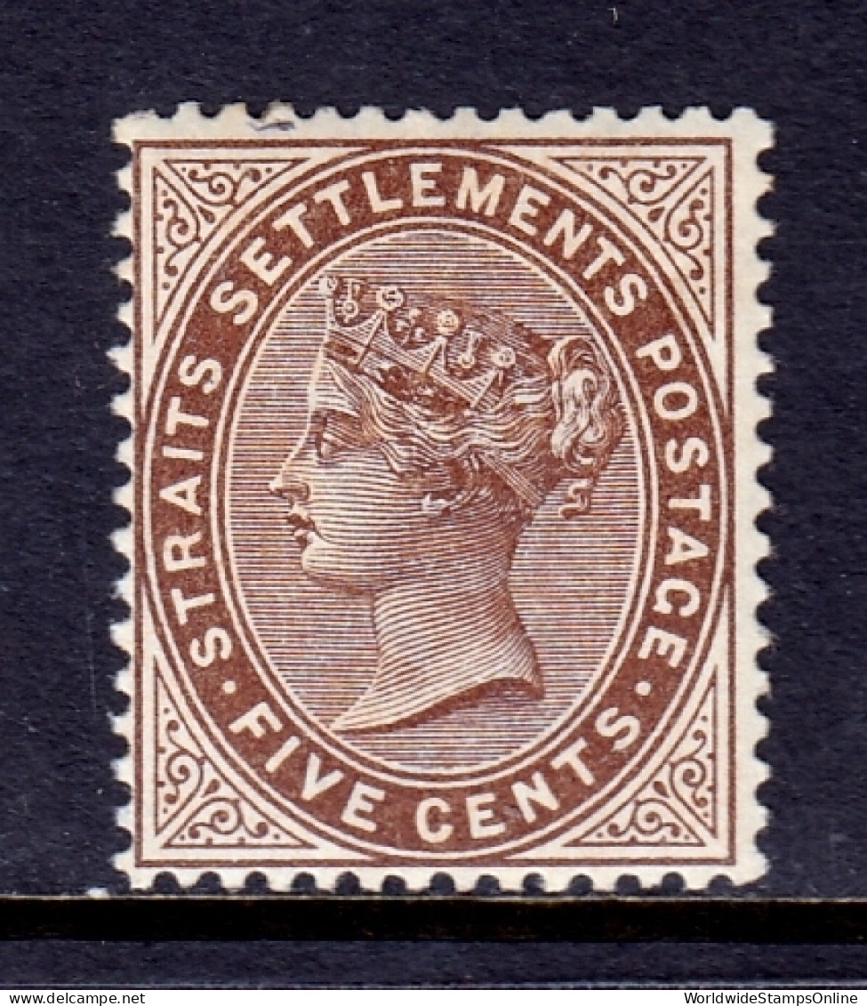 Straits Settlements - Scott #46 - MH - SCV $17 - Straits Settlements