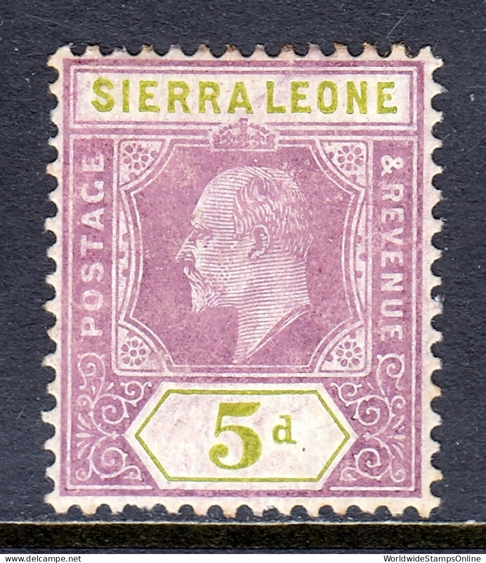 Sierra Leone - Scott #97 - MH - Some Perf Toning - SCV $25 - Sierra Leone (...-1960)