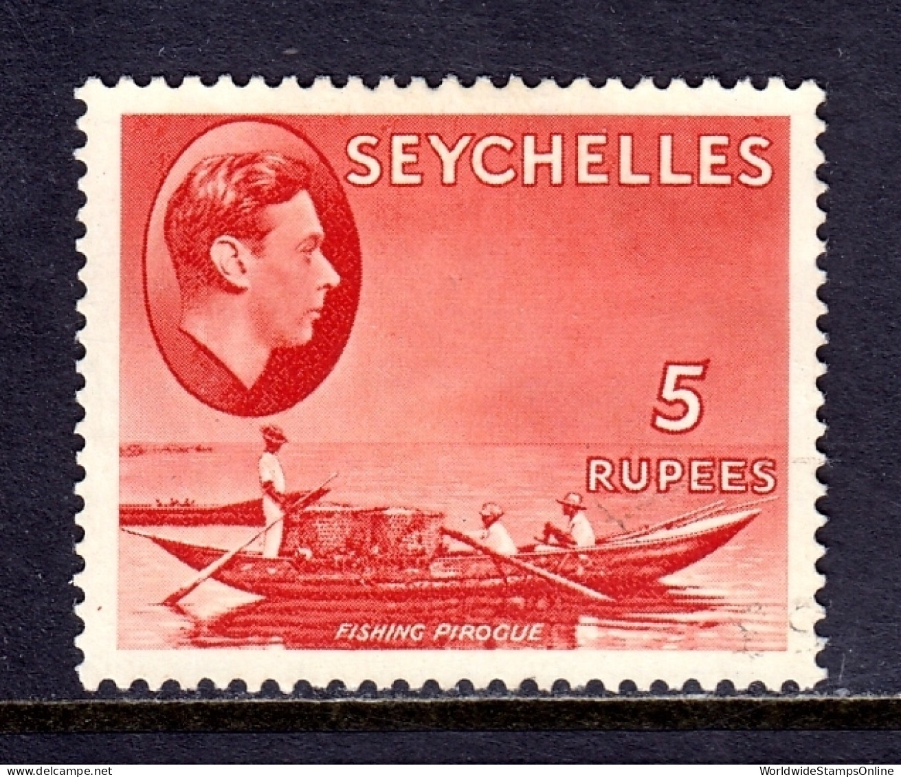 Seychelles - Scott #148 - Used - Minor Indentation, Very Lt. Crease - SCV $16 - Seychelles (...-1976)