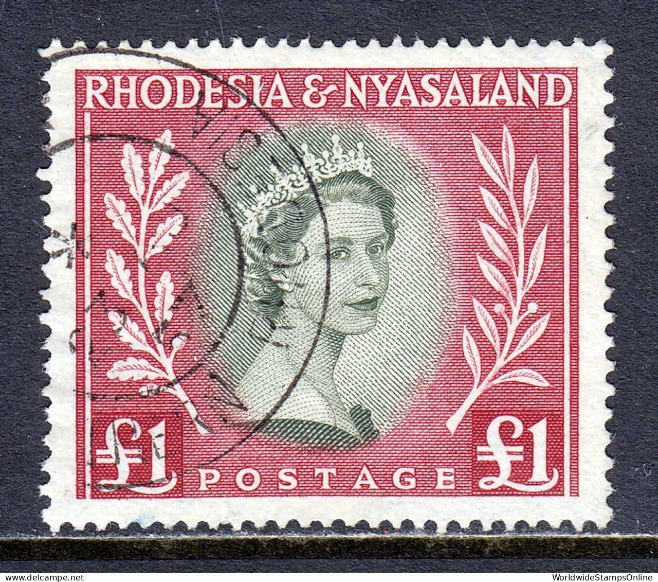 Rhodesia And Nyasaland - Scott #155 - Used - SCV $30 - Rhodesia & Nyasaland (1954-1963)