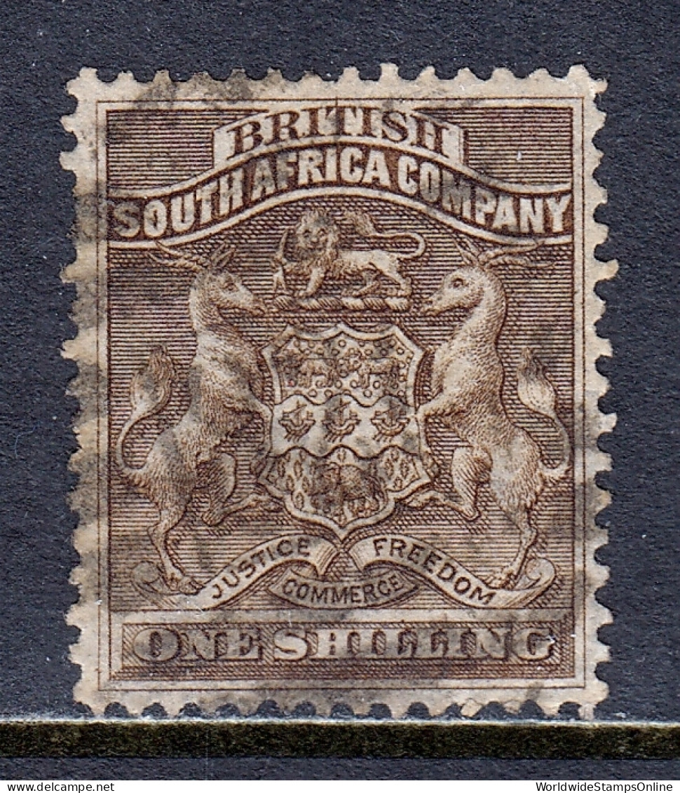Rhodesia - Scott #9 - Used - 2 Minor Creases, Pulled Perf UL - SCV $16 - Southern Rhodesia (...-1964)