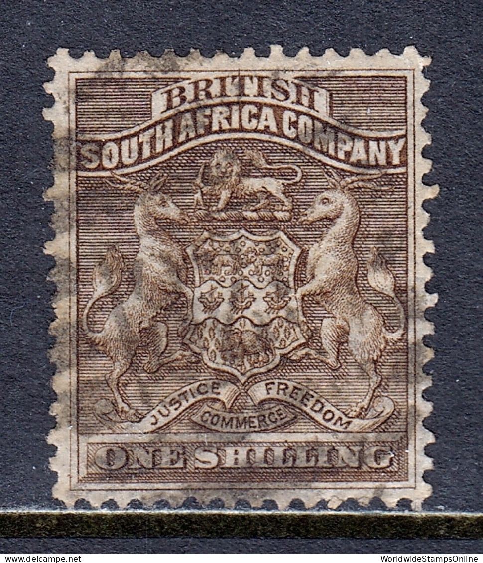 Rhodesia - Scott #9 - Used - 2 Minor Creases, Pulled Perf UL - SCV $16 - Rhodésie Du Sud (...-1964)