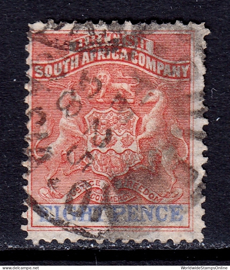 Rhodesia - Scott #8 - Used - Some Pulled Perfs - SCV $24 - Rodesia Del Sur (...-1964)