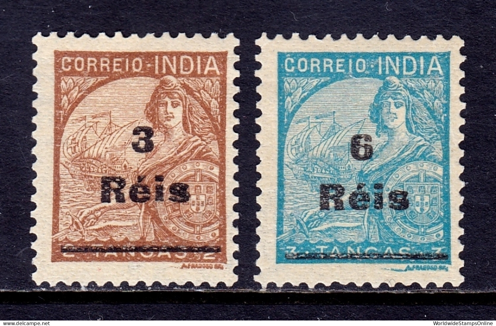 Portuguese India - Scott #462, 463 - MH - SCV $4.50 - India Portuguesa