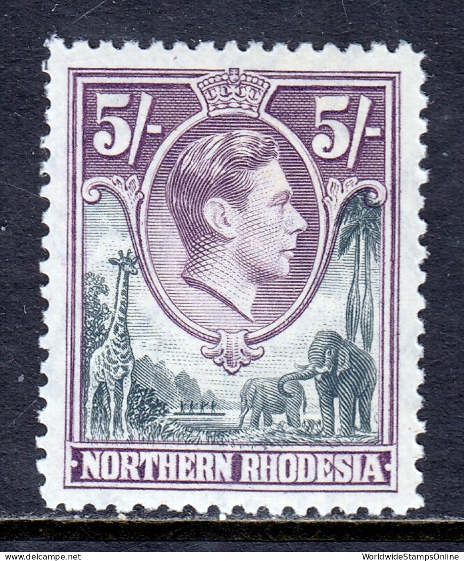 Northern Rhodesia - Scott #43 - MH - SCV $15 - Northern Rhodesia (...-1963)