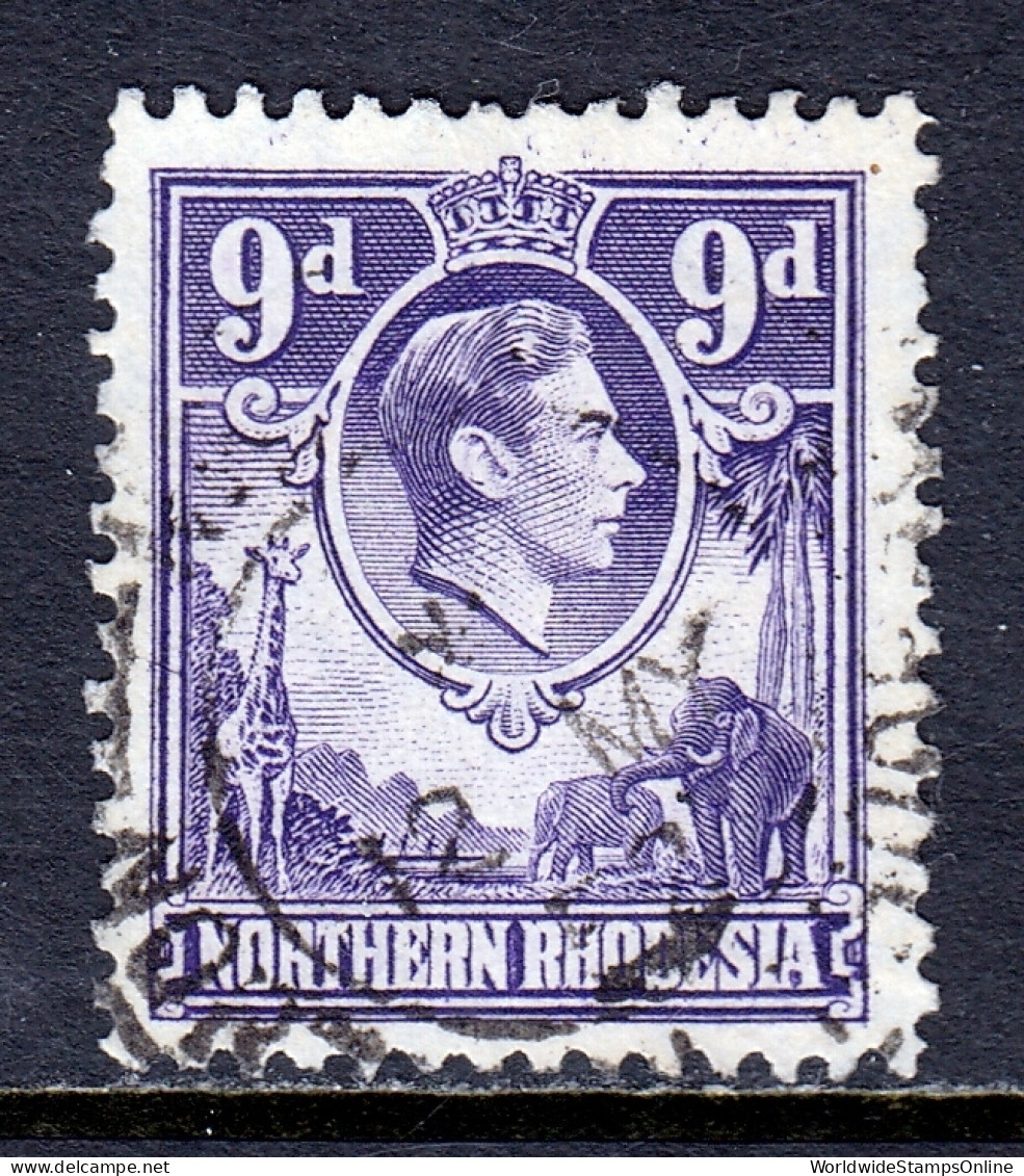 Northern Rhodesia - Scott #39 - Used - SCV $12 - Rhodésie Du Nord (...-1963)