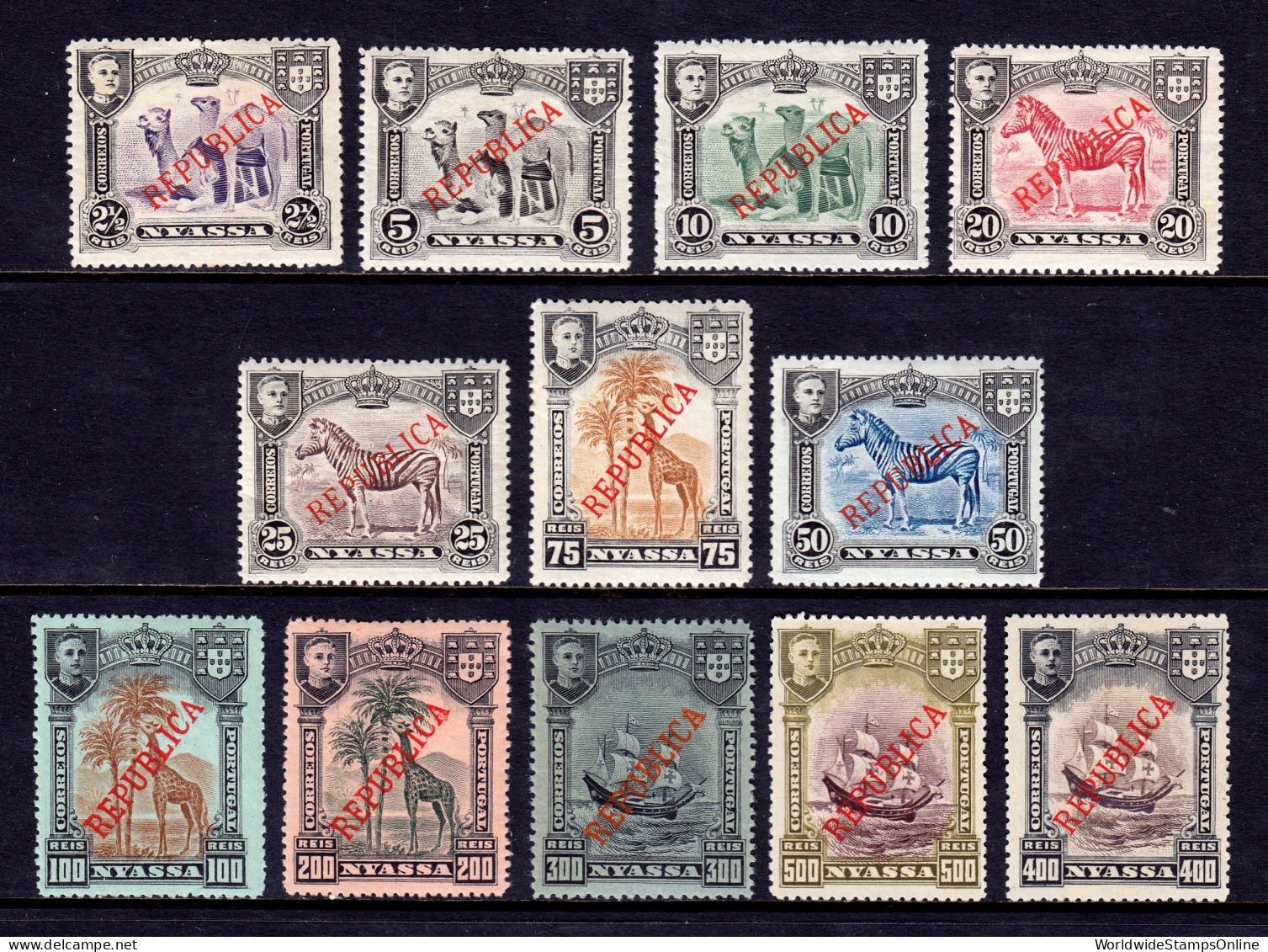 Nyassa - Scott #51-62 - MH - #61 & 62 Are MNG - SCV $18 - Nyasaland