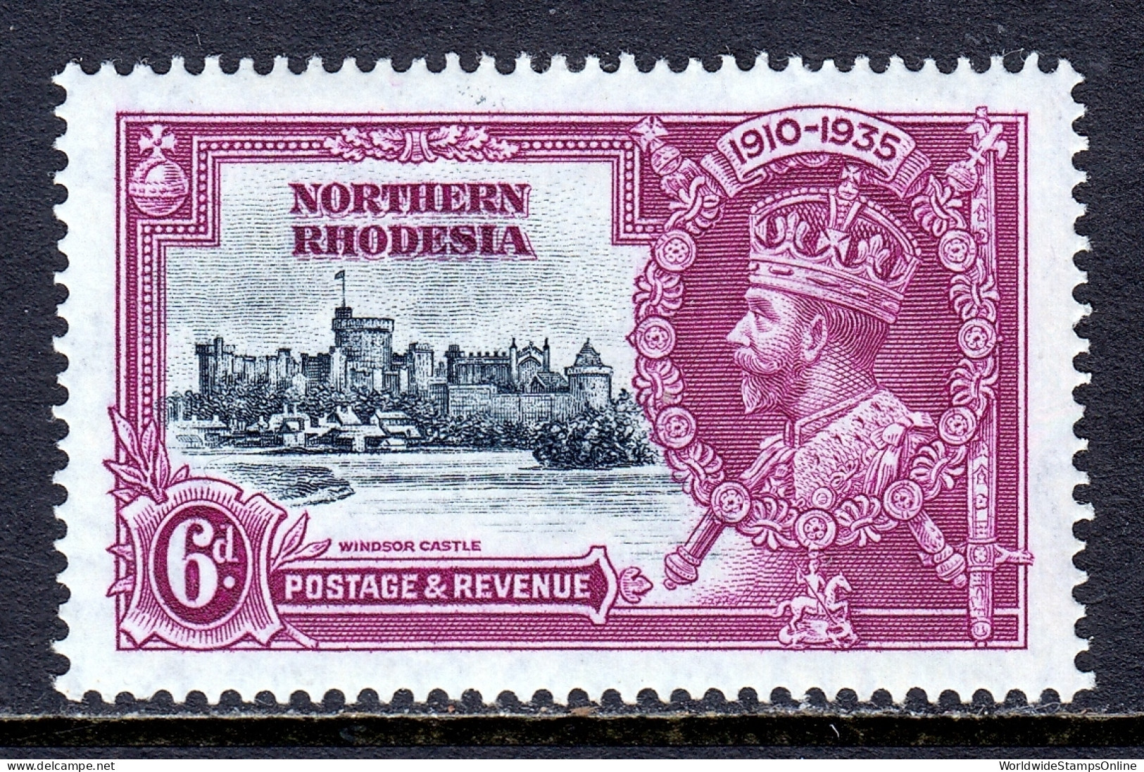 Northern Rhodesia - Scott #21 - MH - SCV $8.75 - Northern Rhodesia (...-1963)