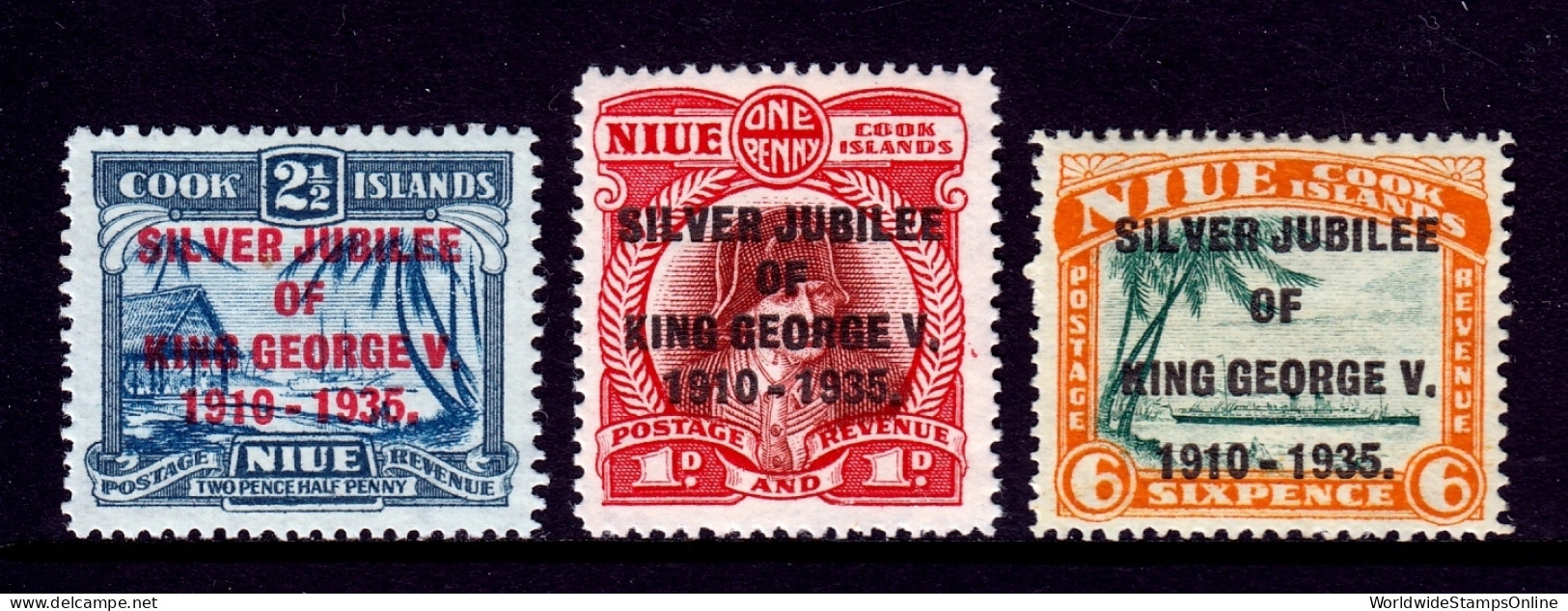 Niue - Scott #67-69 - MH - SCV $10 - Niue